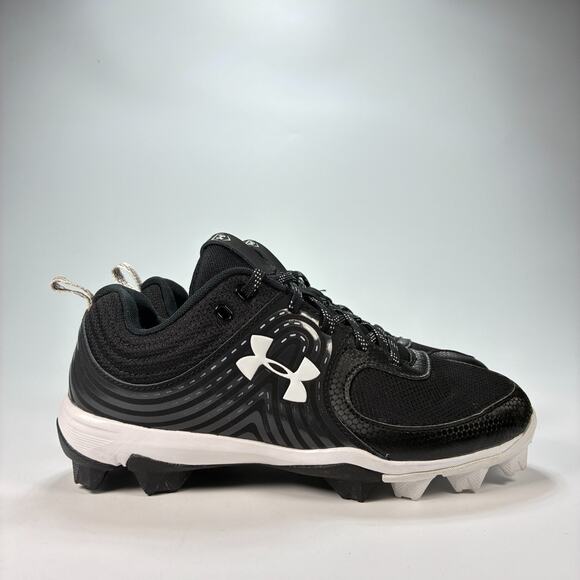 Under Armour Glyde RM Black White Softball Cleats 3022076-001 Women's Size 6.5 - Picture 1 of 10